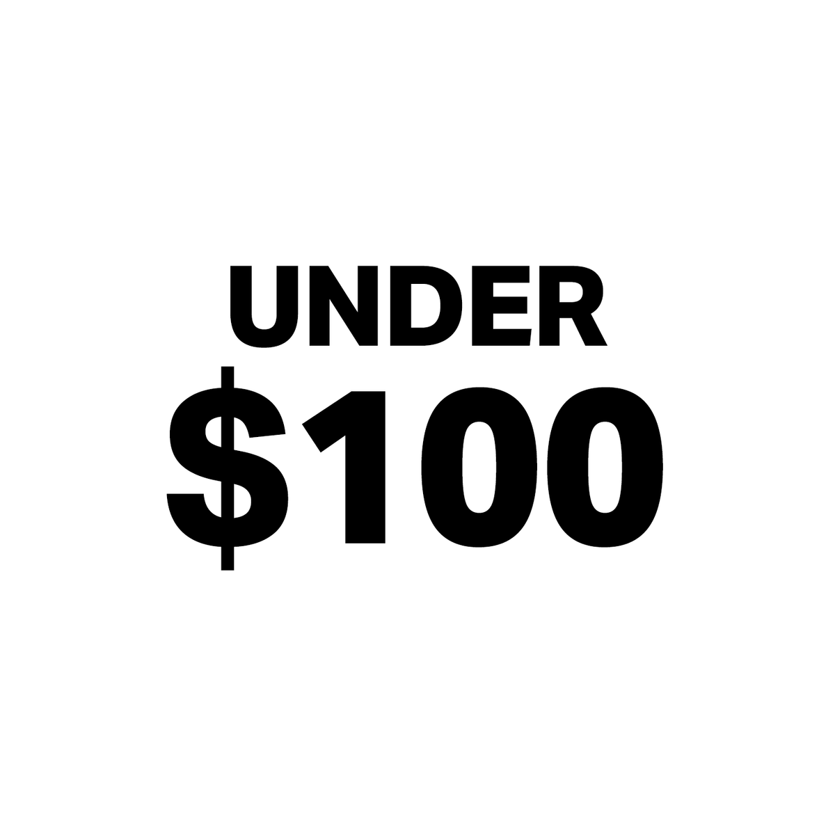 Under $100