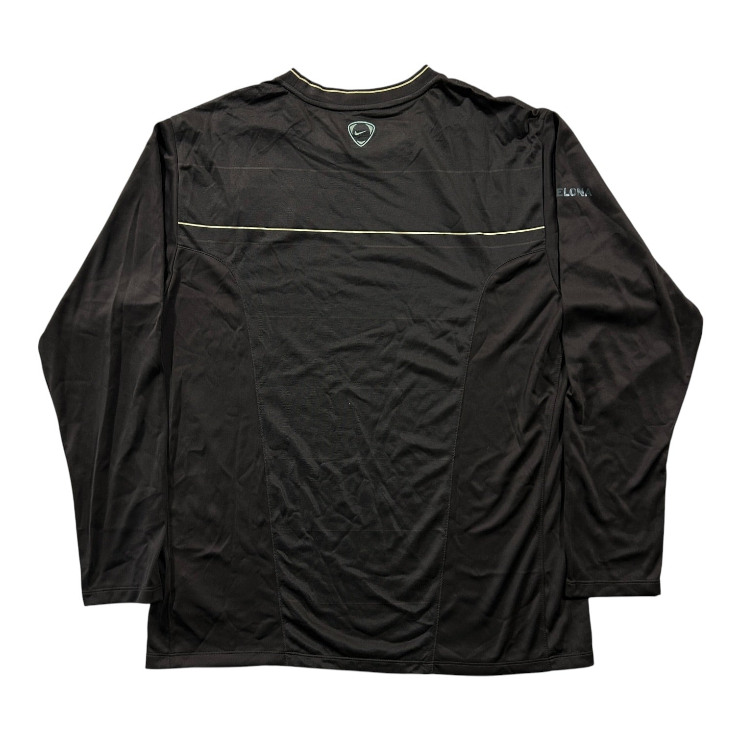 '08-'09 Nike FC Barcelona Long Sleeve Training Shirt - Brown