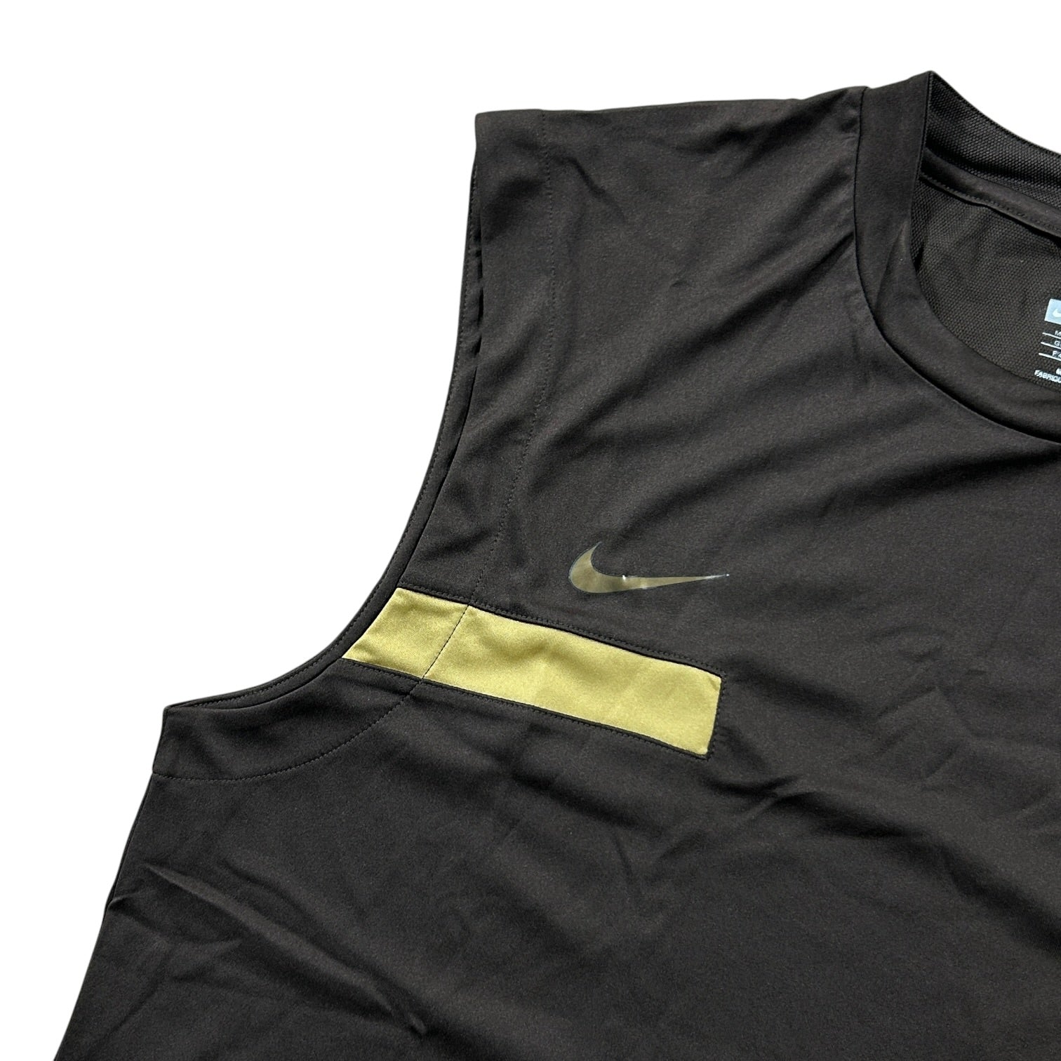 Nike FC Barcelona Sleeveless Training Top - Brown/Gold