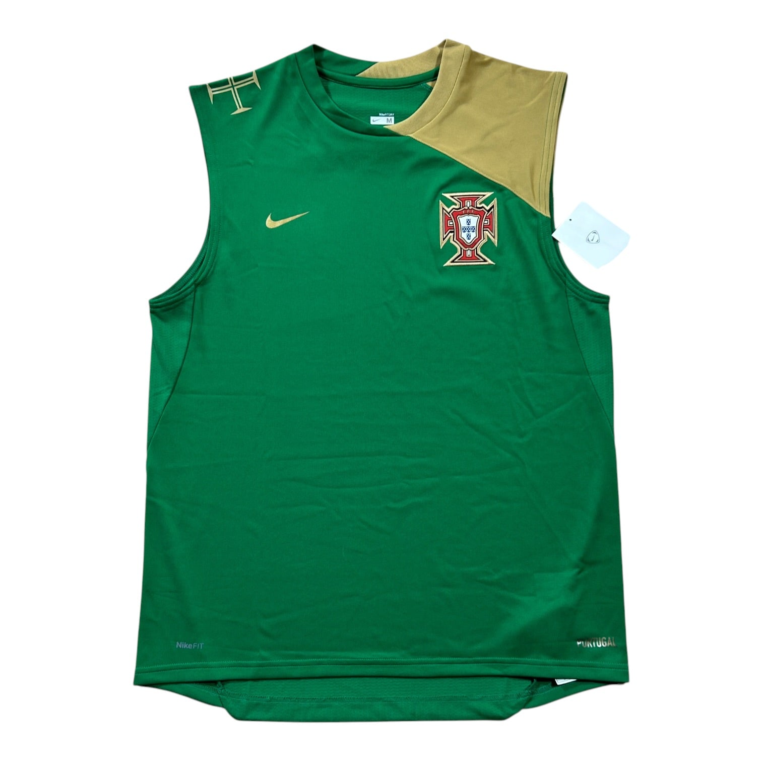 Nike Portugal Sleeveless Training Top - Green/Gold