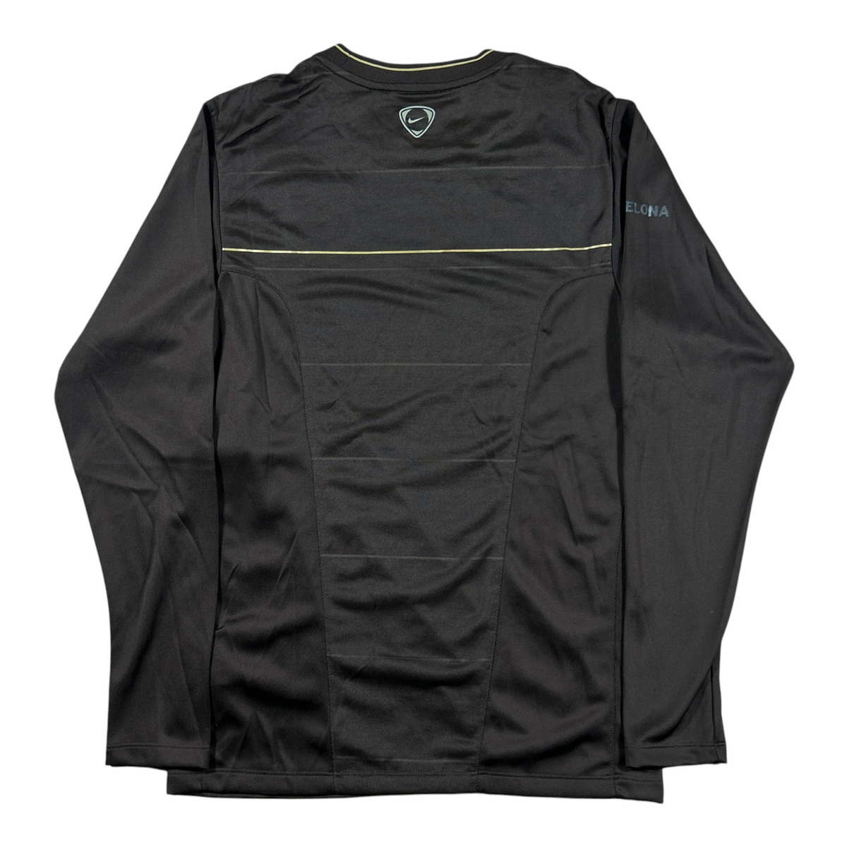 ‘08-‘09 Nike FC Barcelona Long Sleeve Training Shirt - Brown - Small