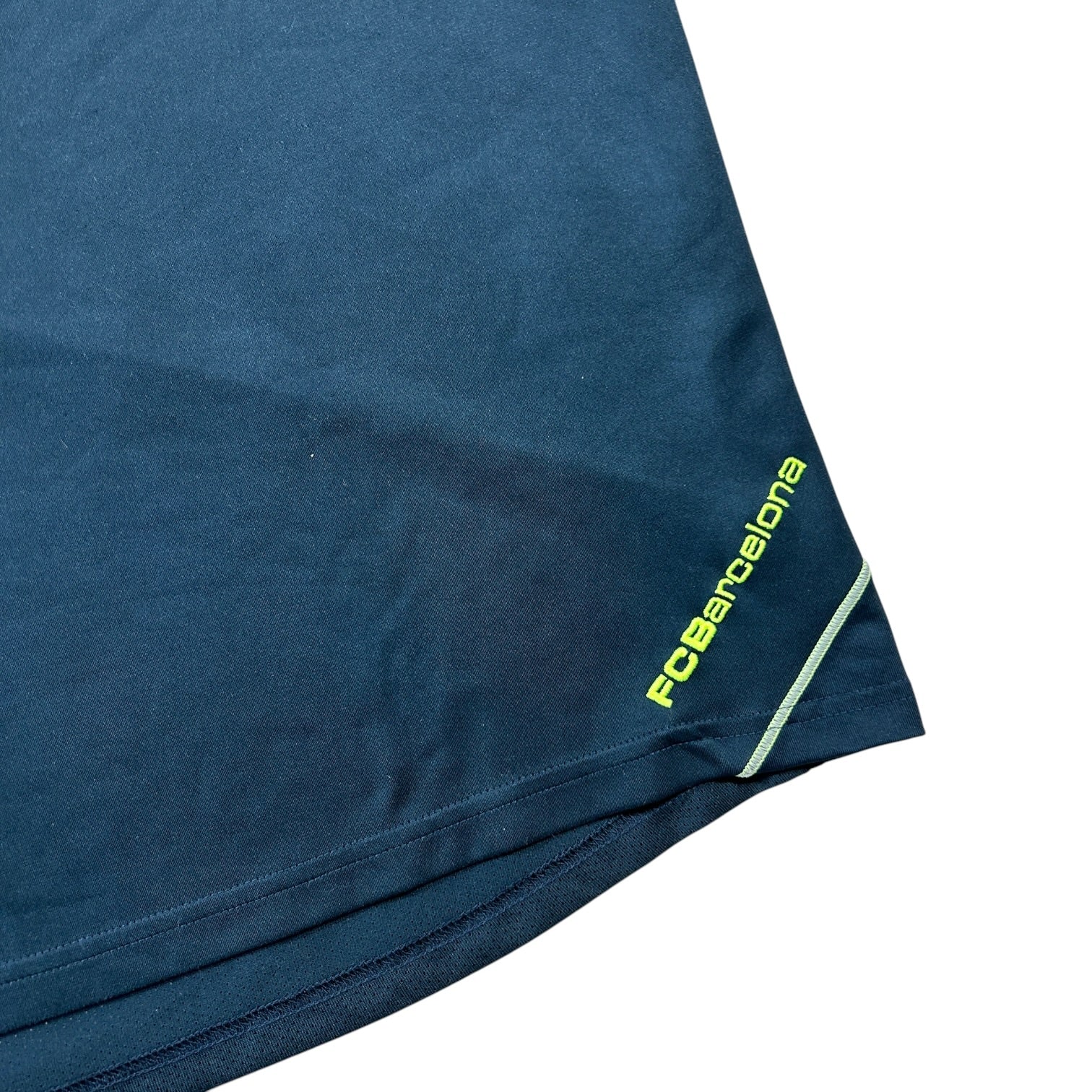 Nike FC Barcelona NikeFIT Training Shirt - Navy/Volt