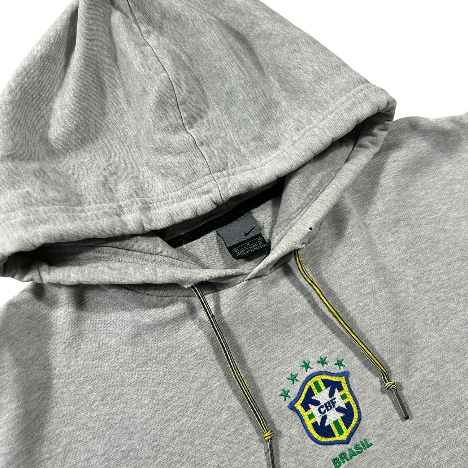 Nike Brazil Center Swoosh Hoodie - Grey