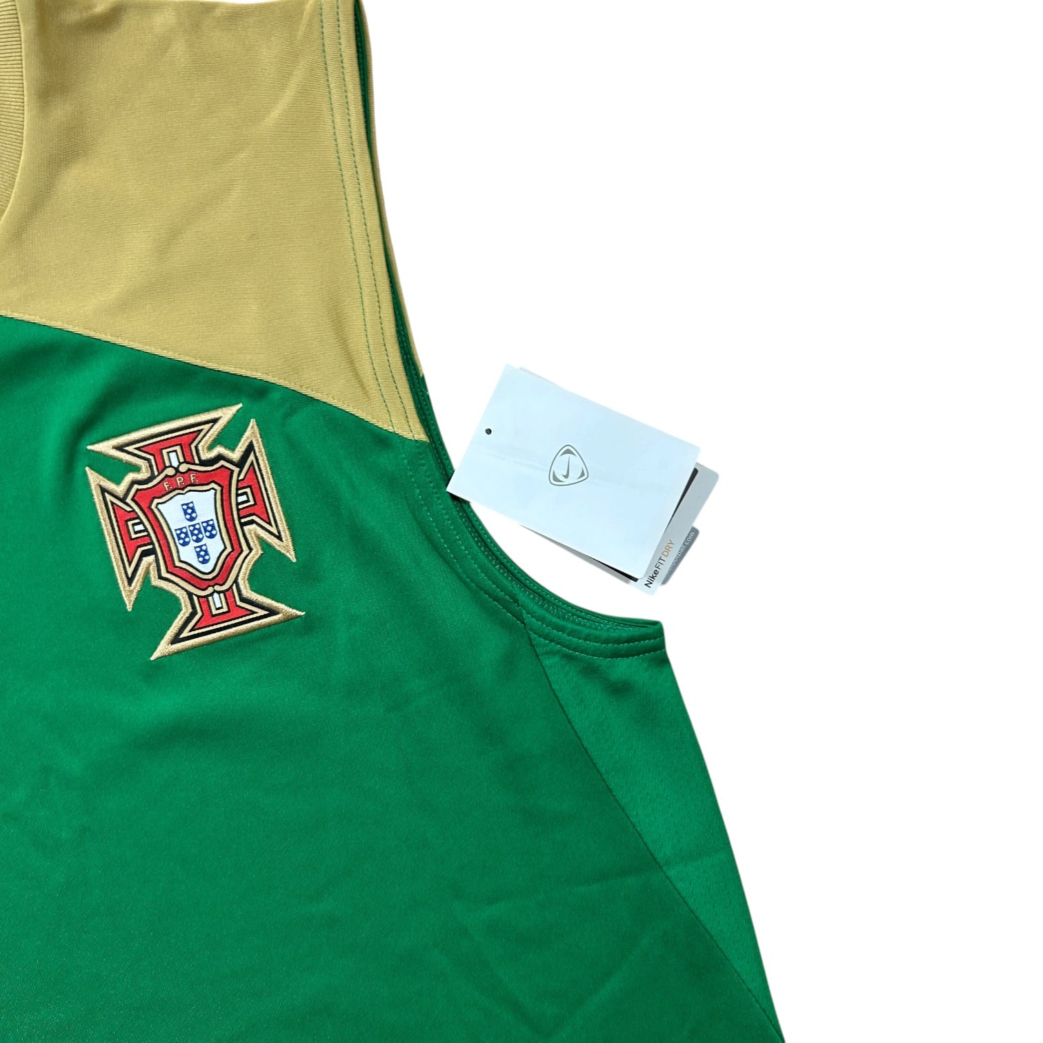 Nike Portugal Sleeveless Training Top - Green/Gold