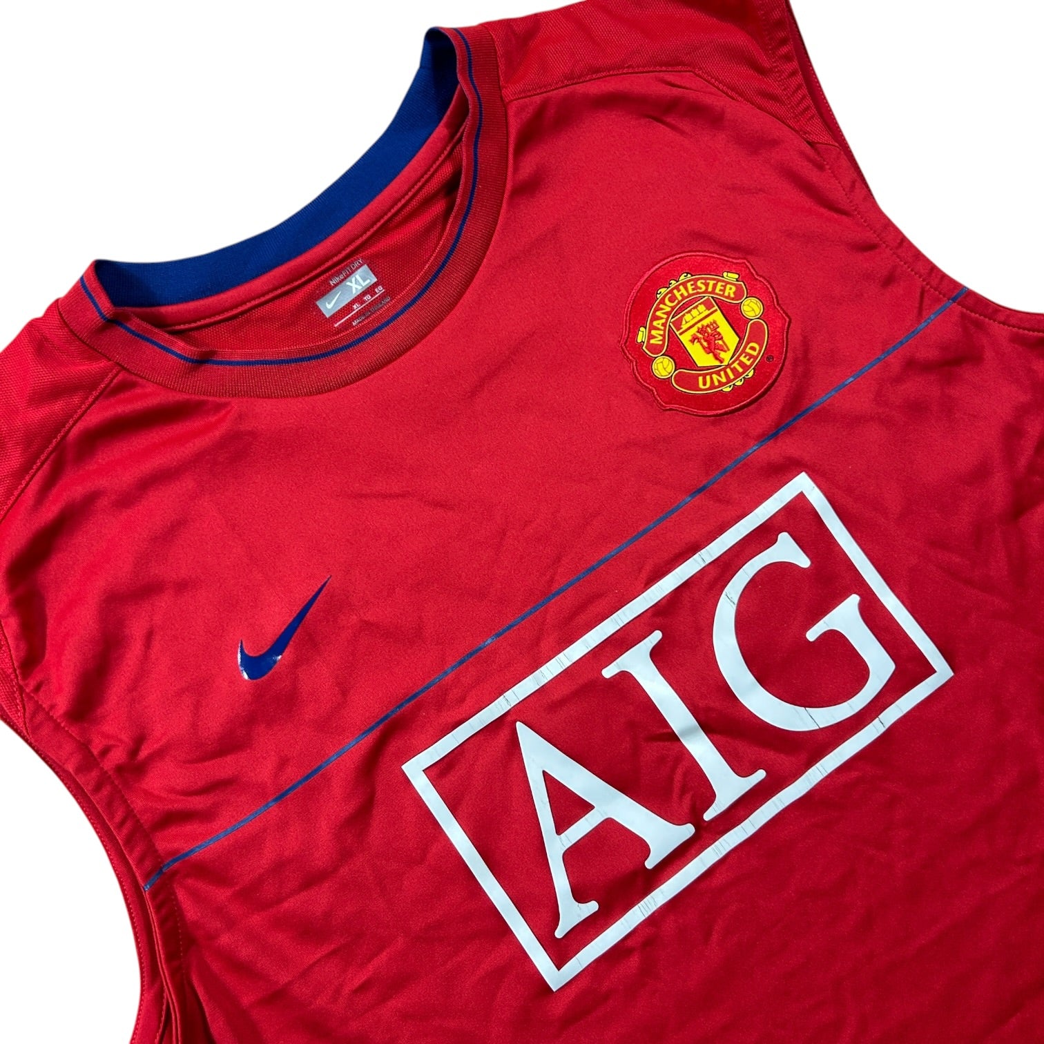 Nike Manchester United AIG Sleeveless Training Top - Red