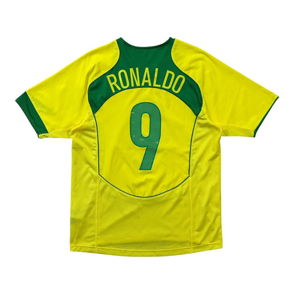 ‘04-‘06 Nike Brazil Home Shirt Ronaldo #9