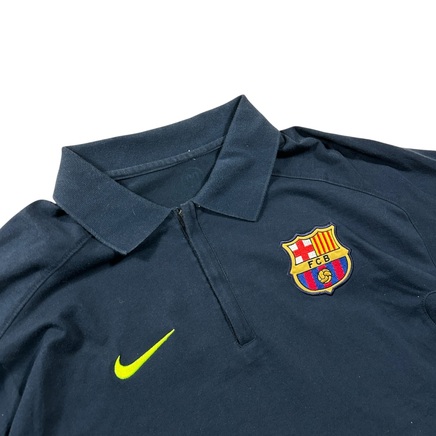 Nike FC Barcelona Manager Polo Shirt - Navy