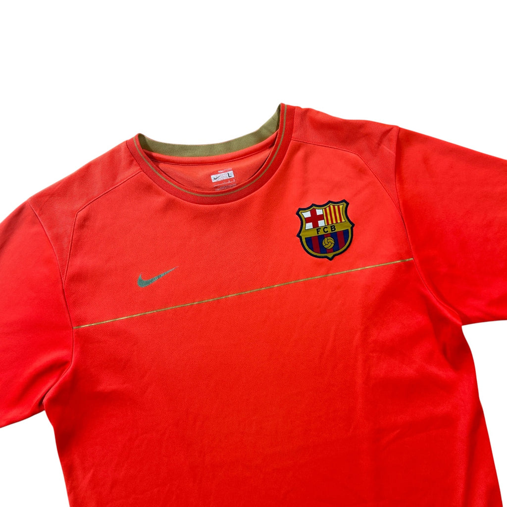 Nike FC Barcelona NikeFIT Training Shirt - Red