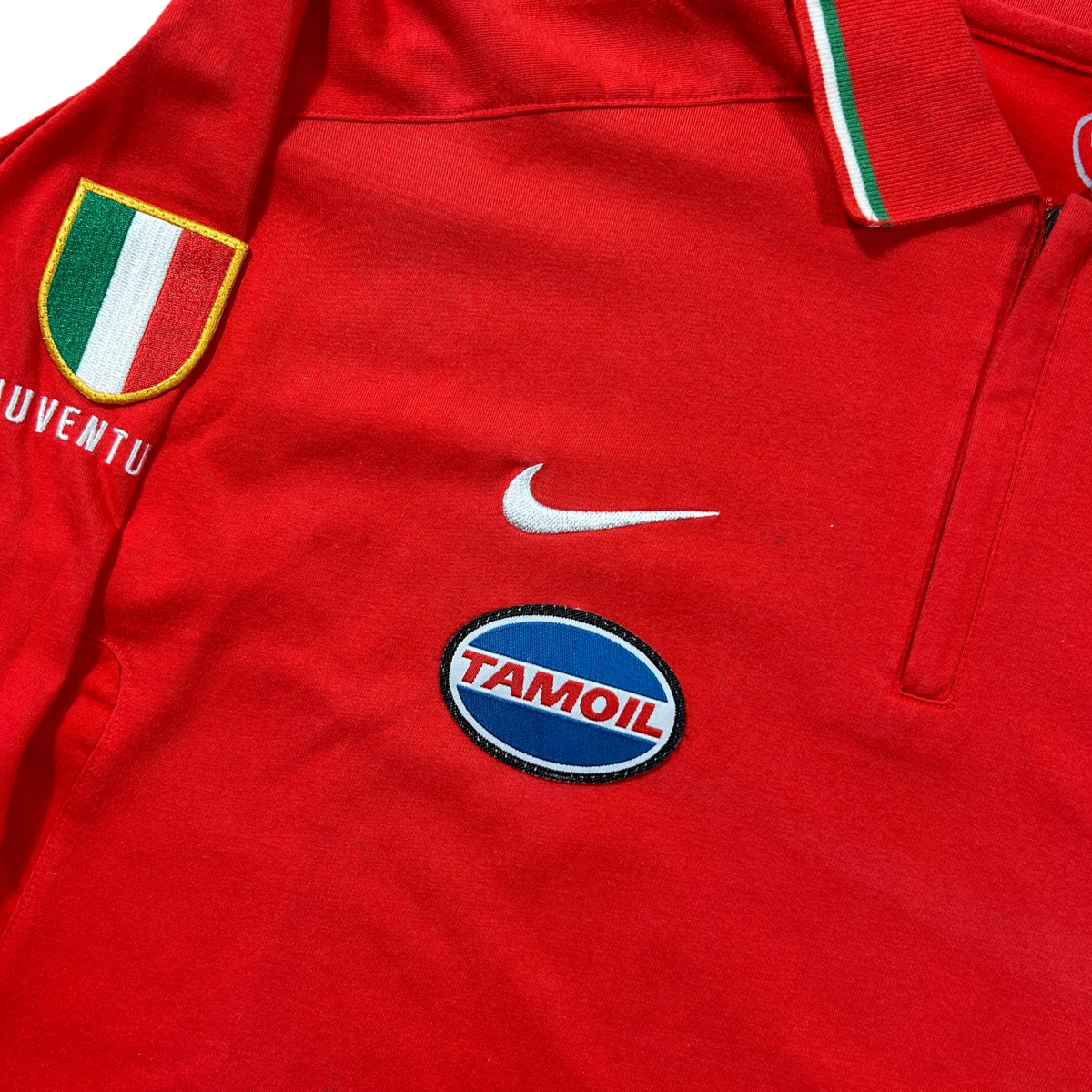 ‘05-‘06 Nike Juventus Long Sleeve 1/4 Zip Polo Shirt