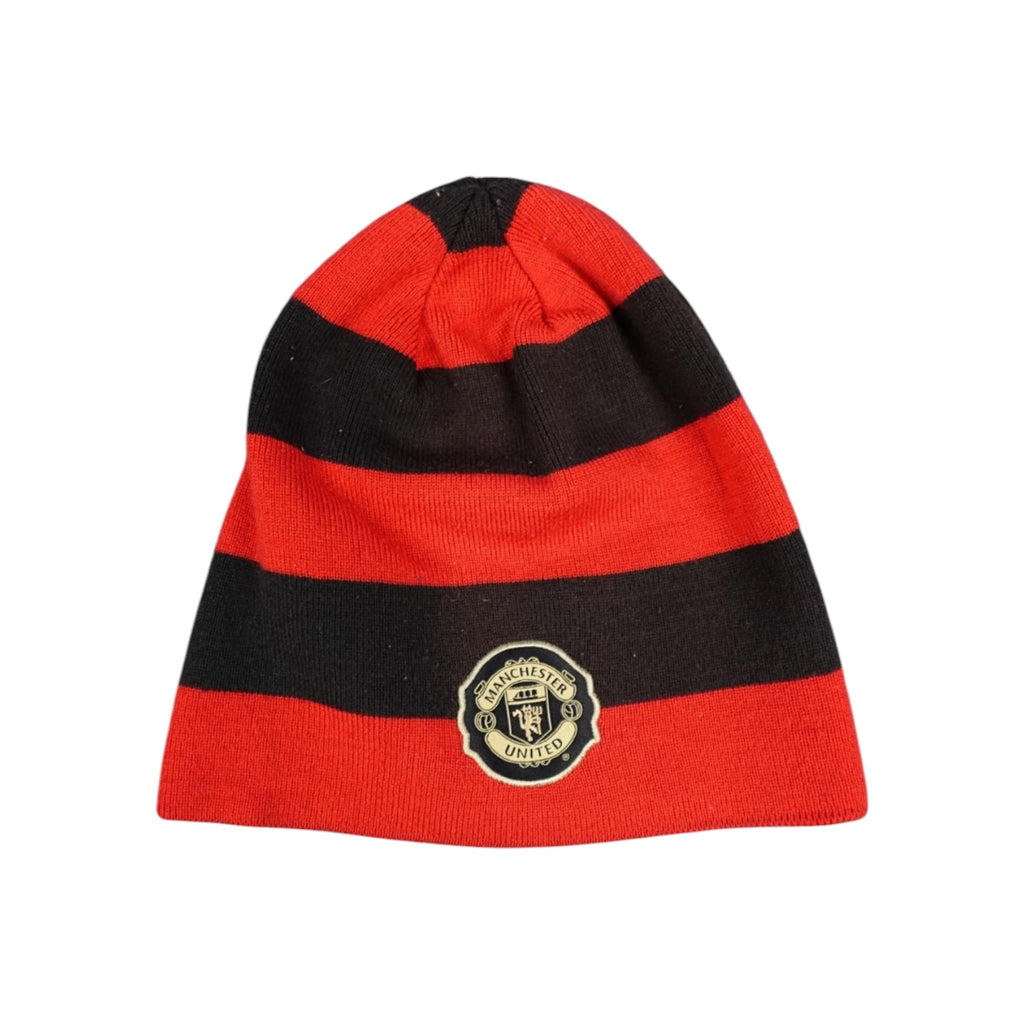 Nike Manchester United Striped Beanie - Red/Black