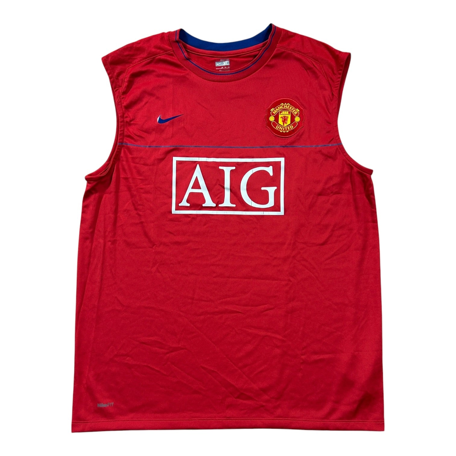 Nike Manchester United AIG Sleeveless Training Top - Red