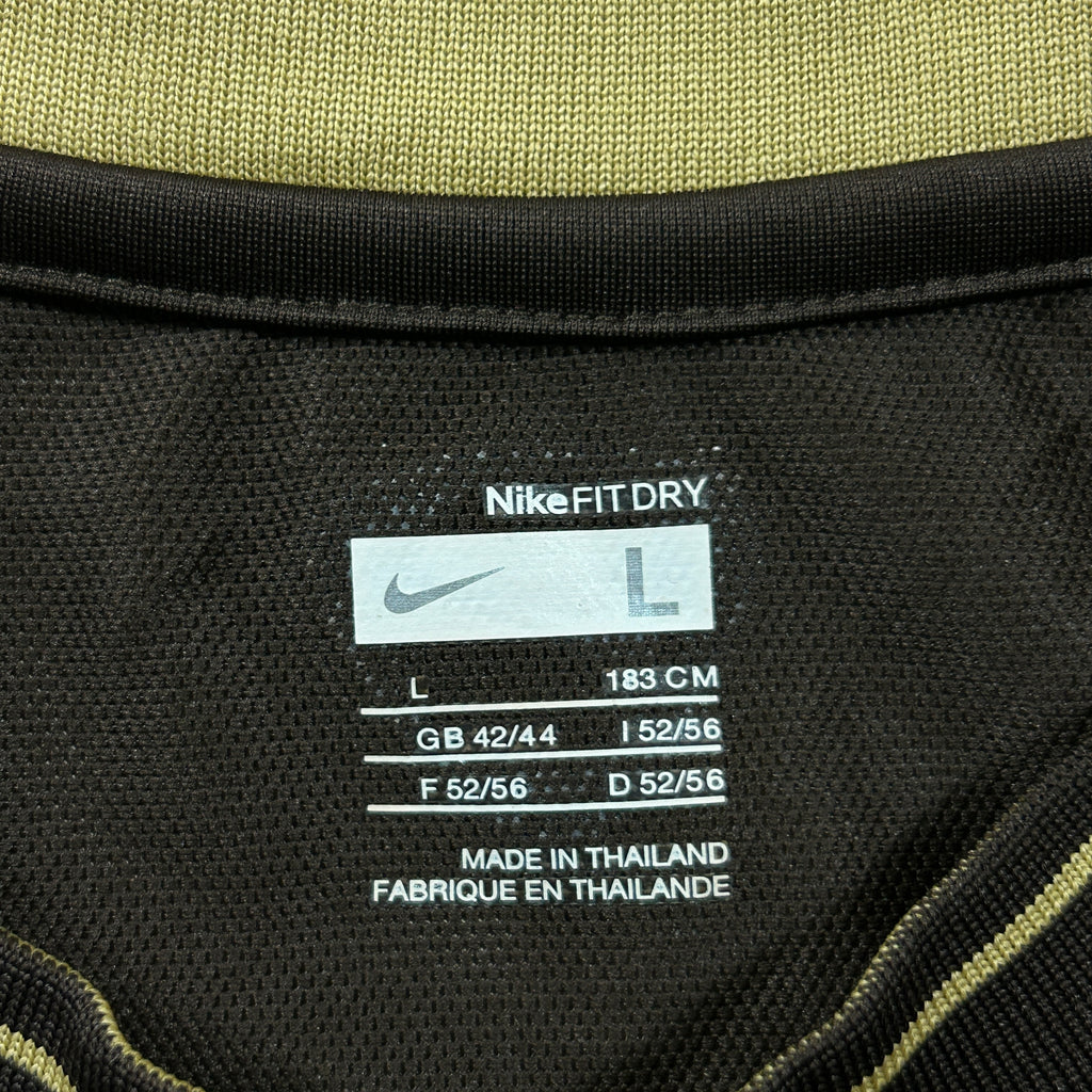 '08-'09 Nike FC Barcelona Long Sleeve Training Shirt - Brown