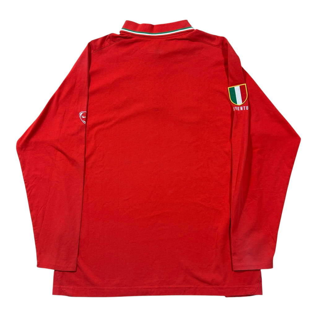 ‘05-‘06 Nike Juventus Long Sleeve 1/4 Zip Polo Shirt