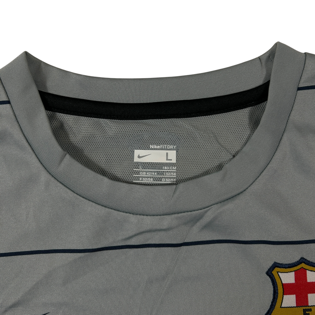 ‘08-‘09 Nike FC Barcelona Training Shirt - Grey