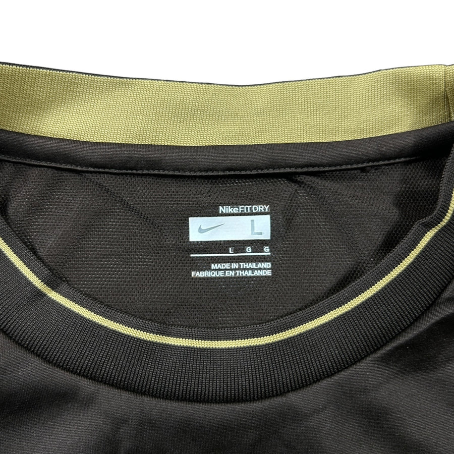 '08-'09 Nike FC Barcelona Short Sleeve Training Shirt - Brown