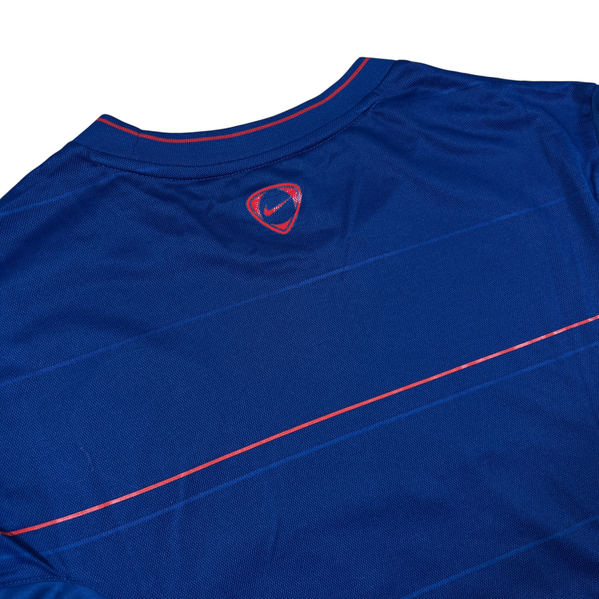 ‘08-‘09 Nike Manchester United Long Sleeve Training Shirt - Blue