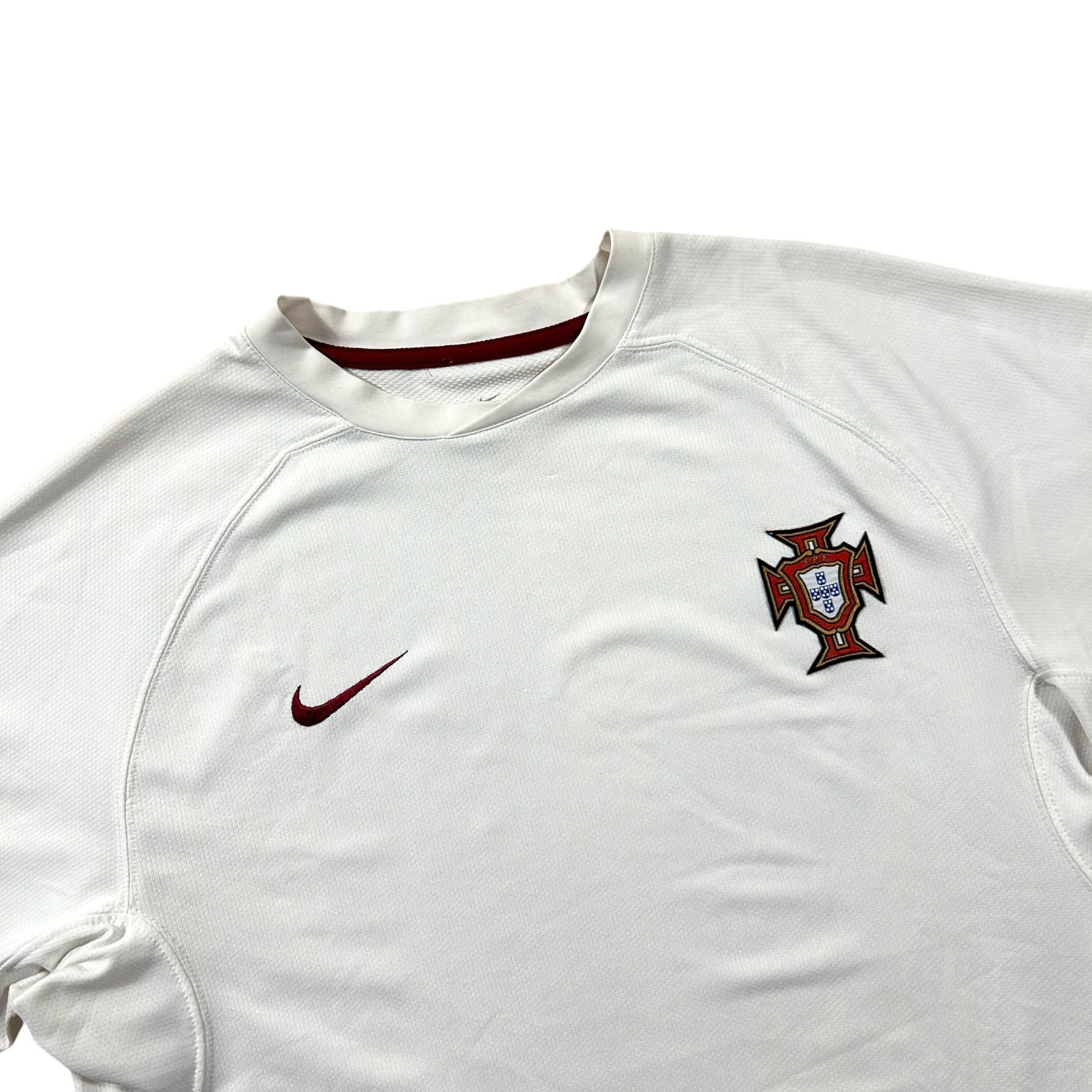 Nike Portugal 2008-09 White Training Shirt