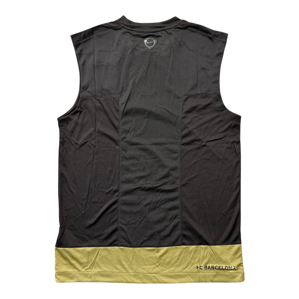 Nike FC Barcelona Sleeveless Training Top - Brown/Gold