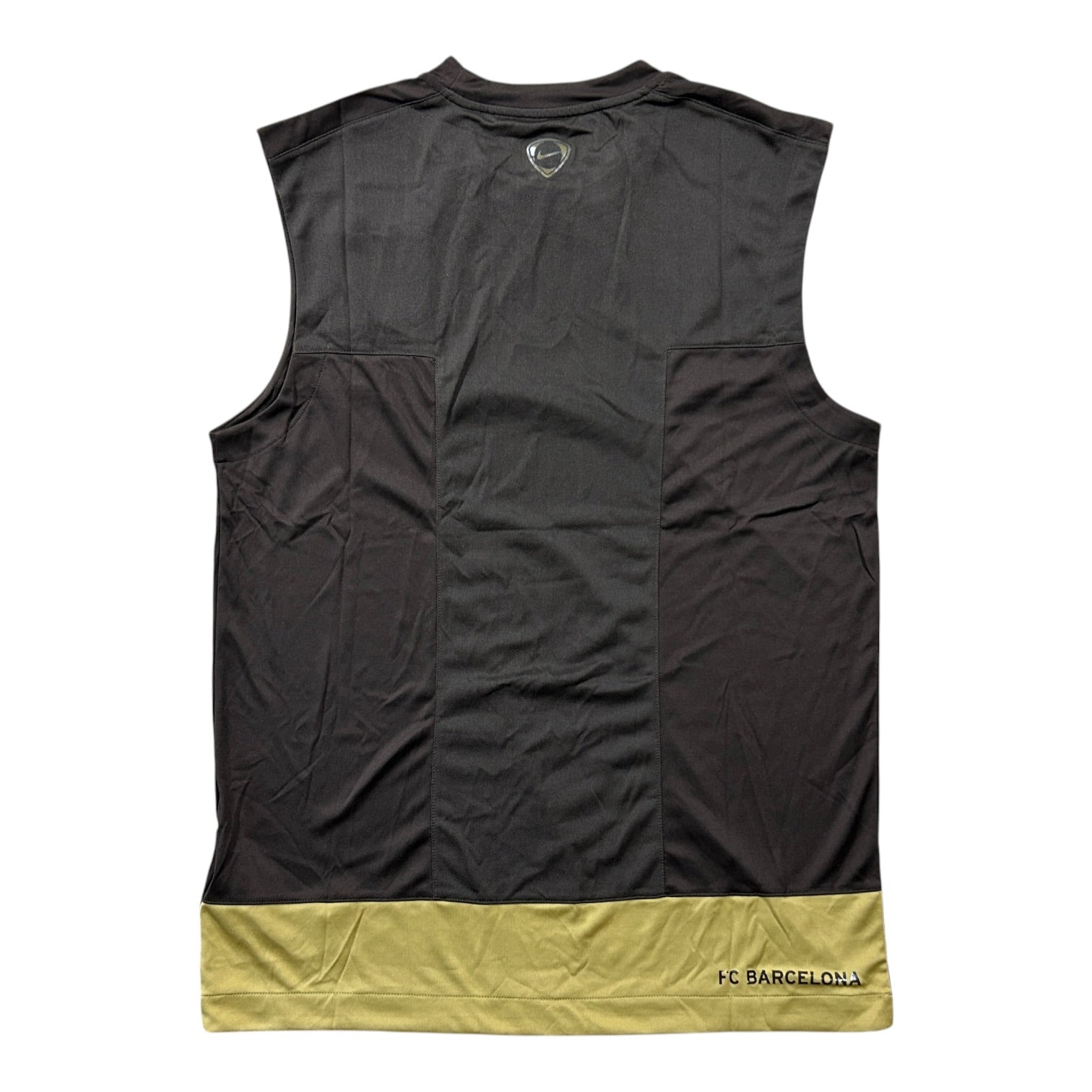 Nike FC Barcelona Sleeveless Training Top - Brown/Gold