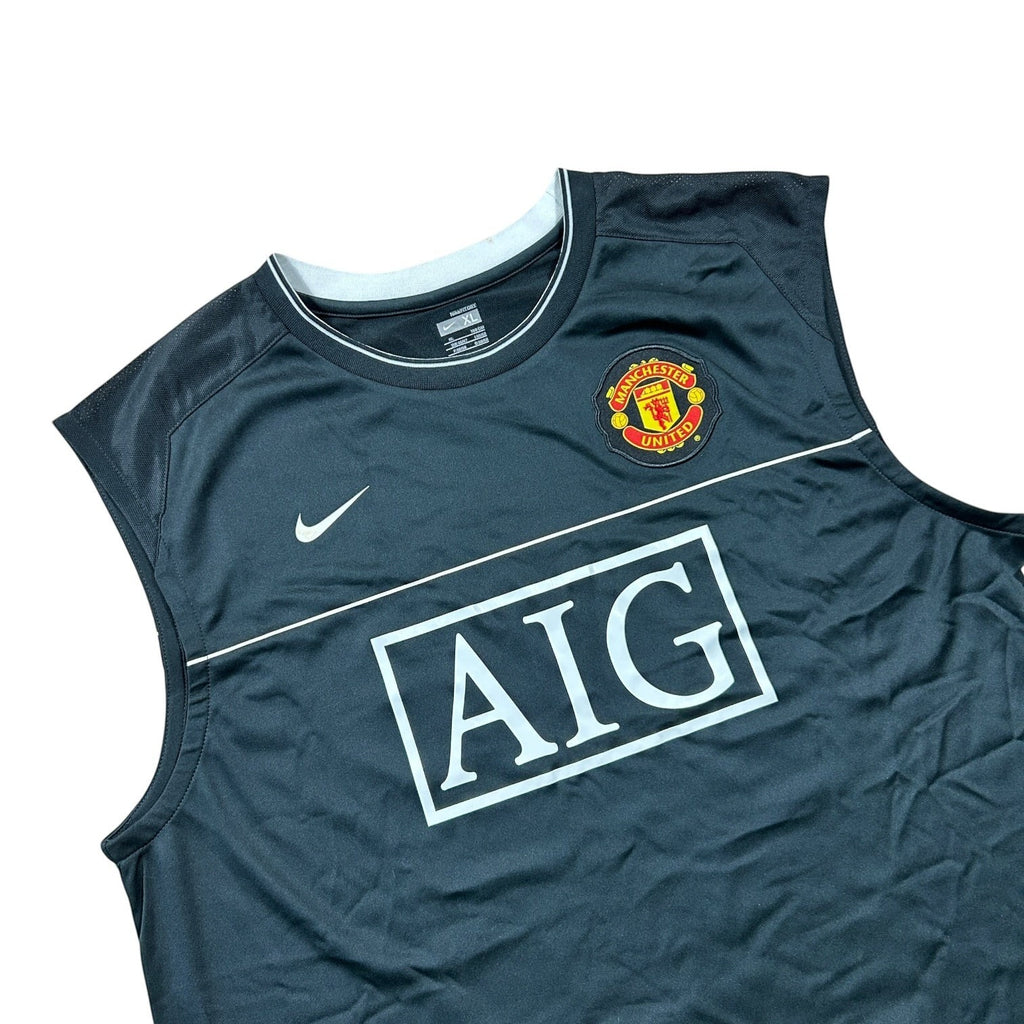 Nike Manchester United AIG Sleeveless Training Top - Black