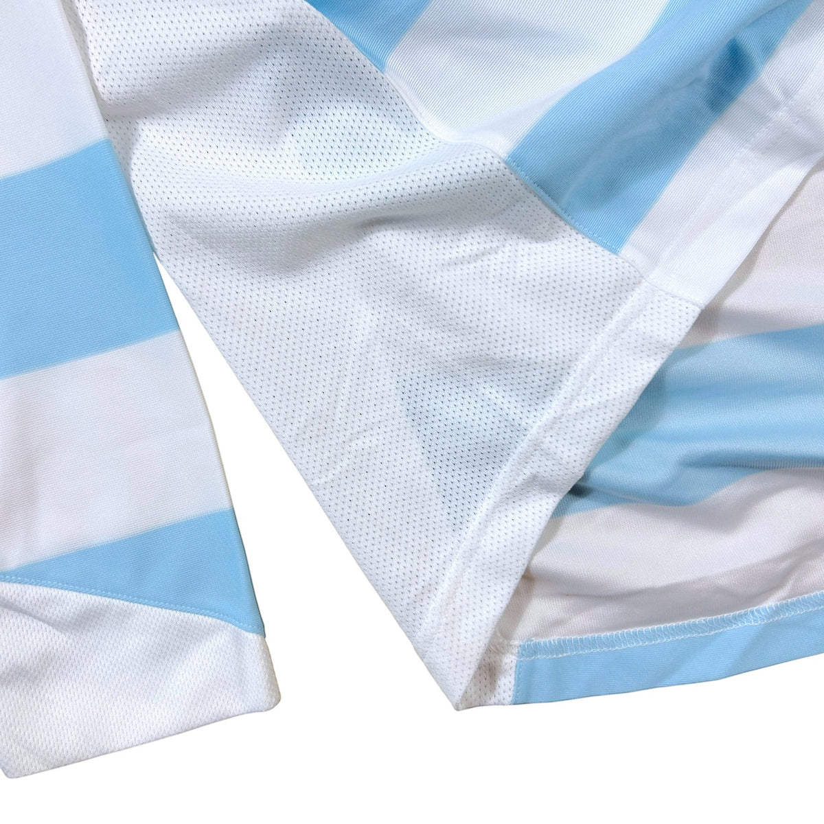 Nike Striped Long Sleeve Football Shirt - White/Blue