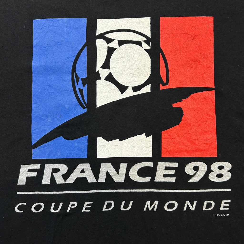 France 98 Big Logo Flag Tee