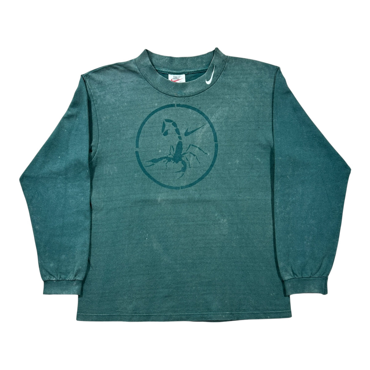 Vintage Nike Scorpion Long Sleeve Shirt - Green
