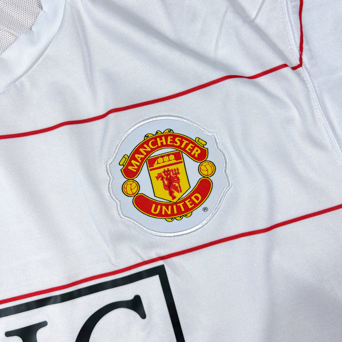 ‘08-‘09 Nike Manchester United Training Shirt - White