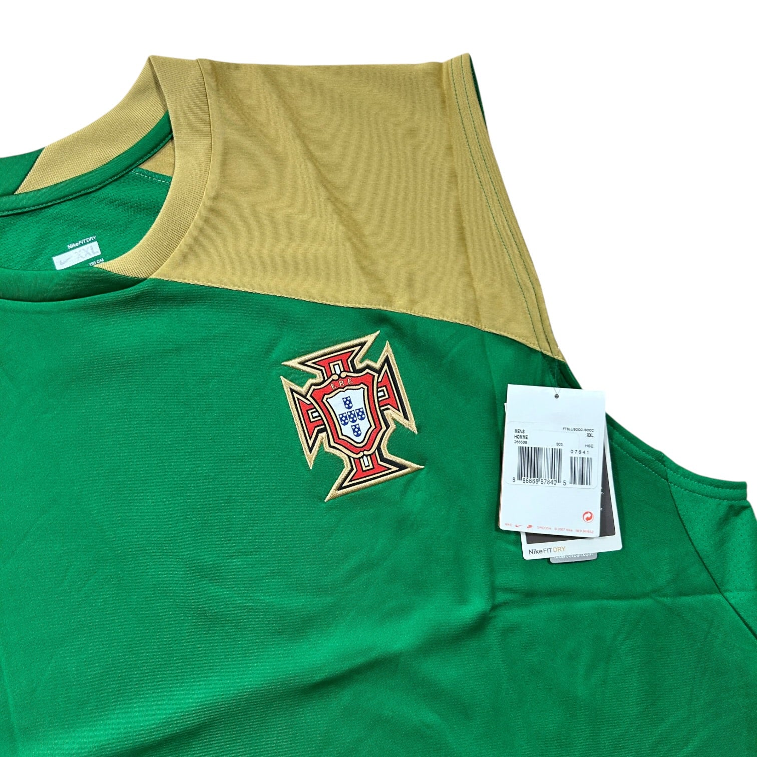 Nike Portugal Sleeveless Training Top - Green/Gold