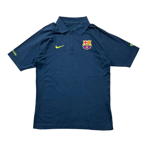Nike FC Barcelona Manager Polo Shirt - Navy