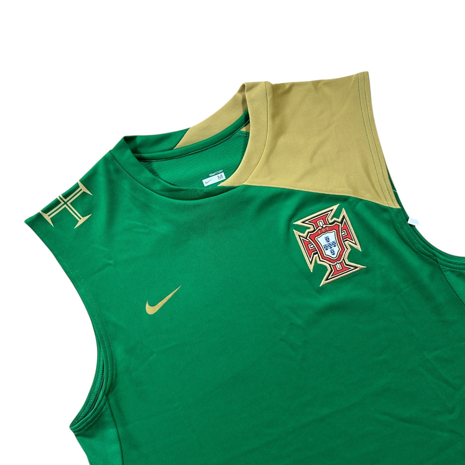 Nike Portugal Sleeveless Training Top - Green/Gold