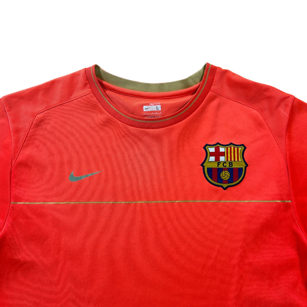 Nike FC Barcelona NikeFIT Training Shirt - Red