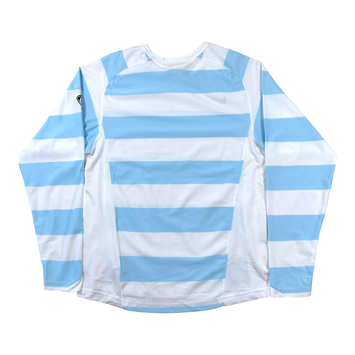 Nike Striped Long Sleeve Football Shirt - White/Blue