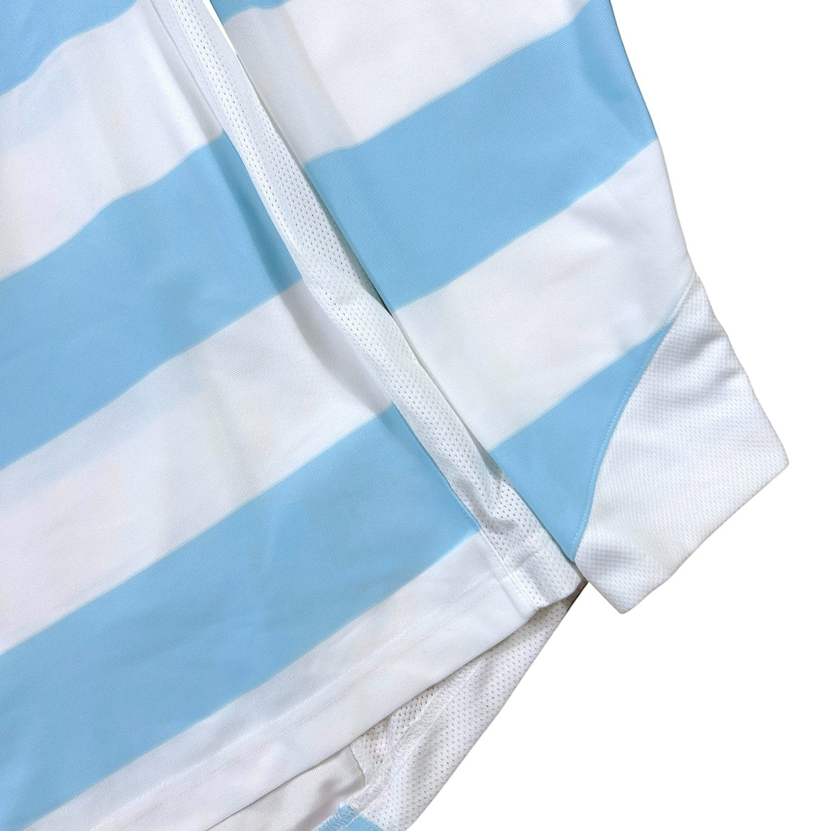 Nike Striped Long Sleeve Football Shirt - White/Blue