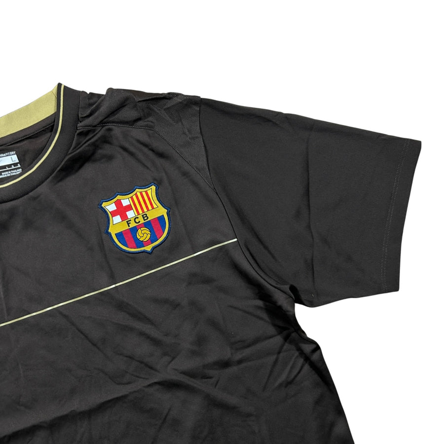 '08-'09 Nike FC Barcelona Short Sleeve Training Shirt - Brown
