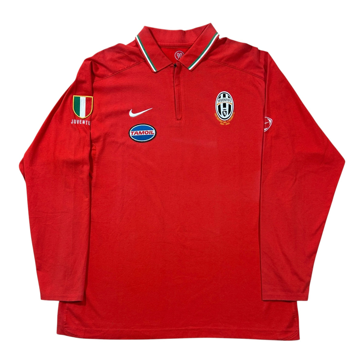 ‘05-‘06 Nike Juventus Long Sleeve 1/4 Zip Polo Shirt