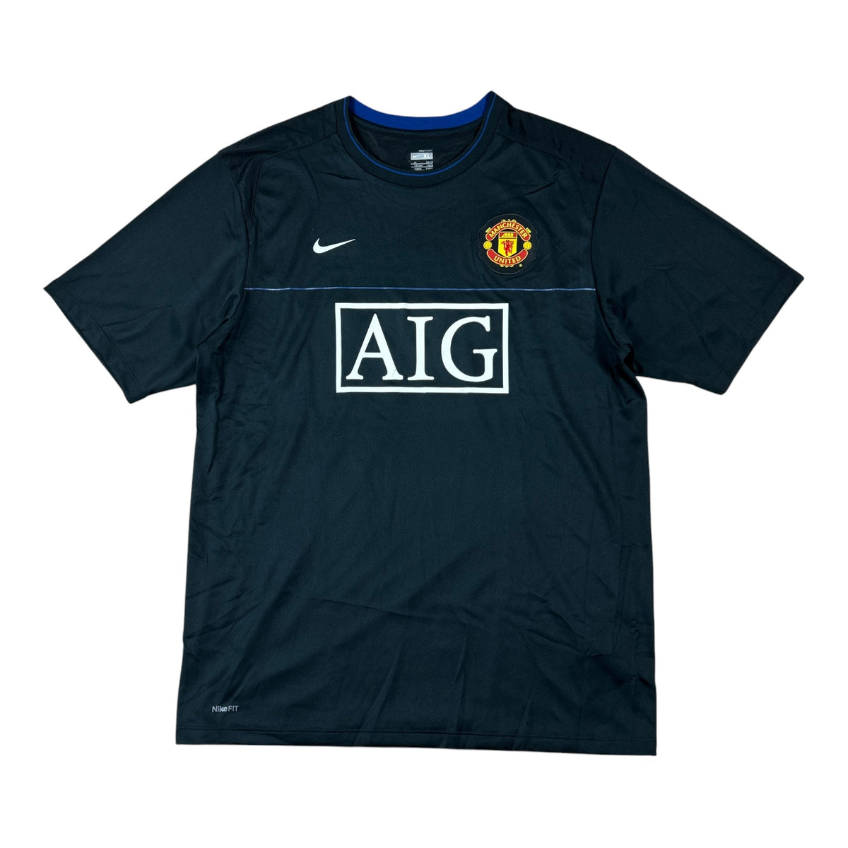 ‘07-‘08 Nike Manchester United Training Shirt - Black