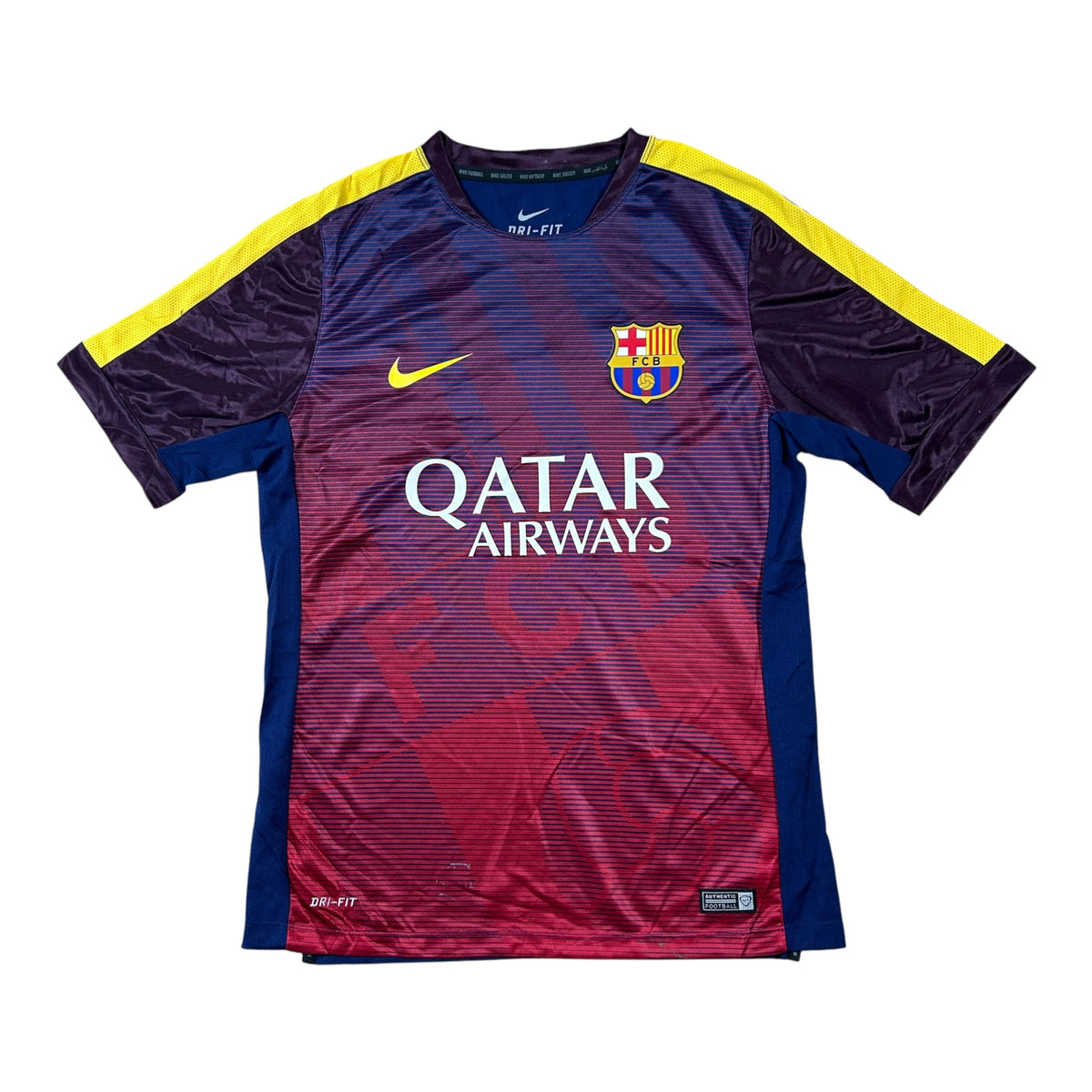 ‘15-‘16 Nike FC Barcelona Qatar Airways Pre-Match Shirt