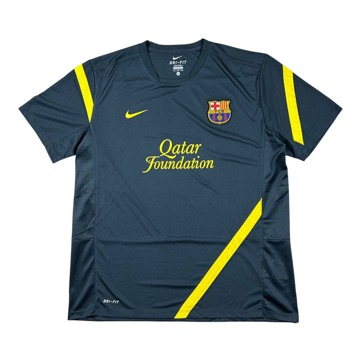 ‘11-‘12 Nike FC Barcelona Qatar Foundation Training Shirt