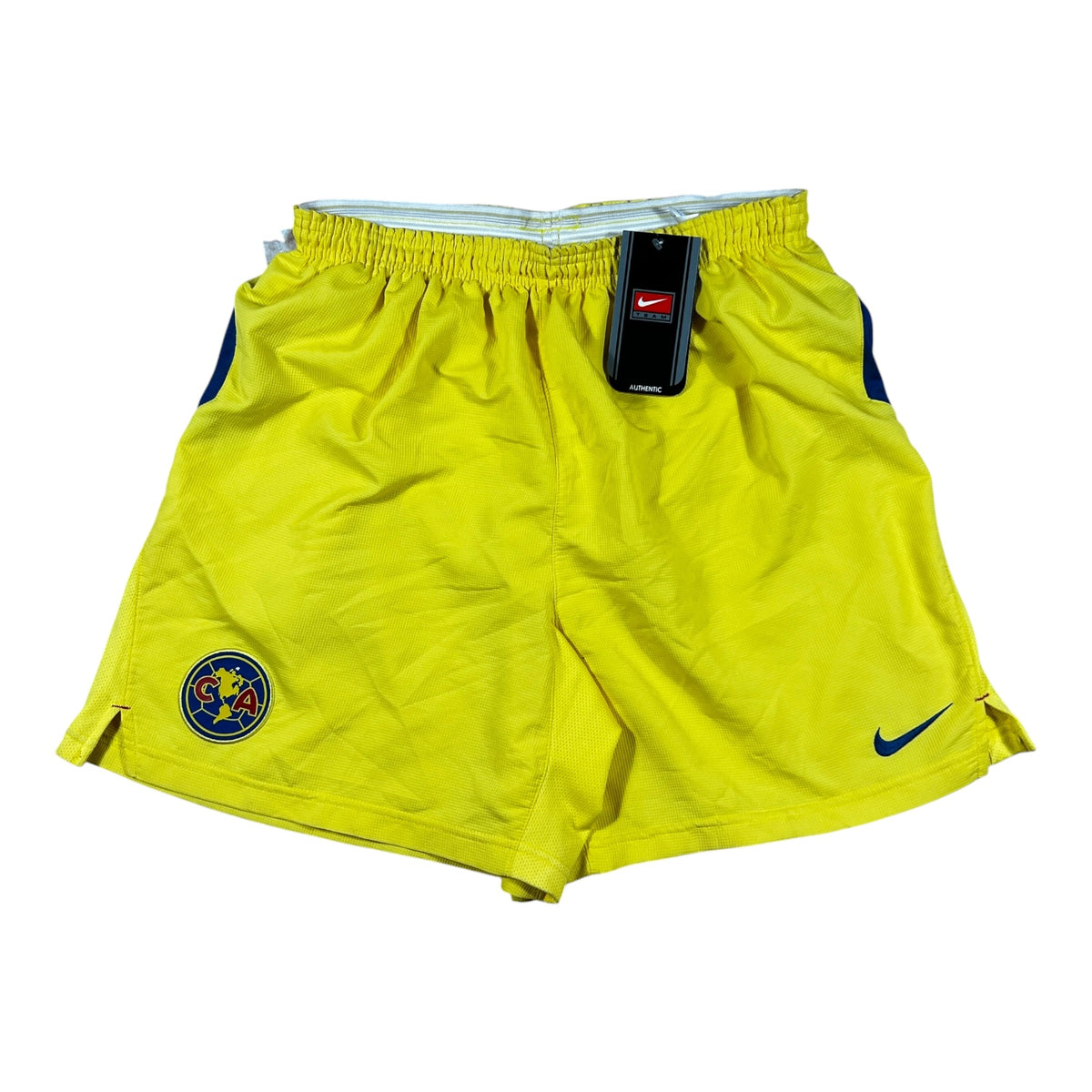 Nike Club America 2005/06 yellow shorts size Large new with tags