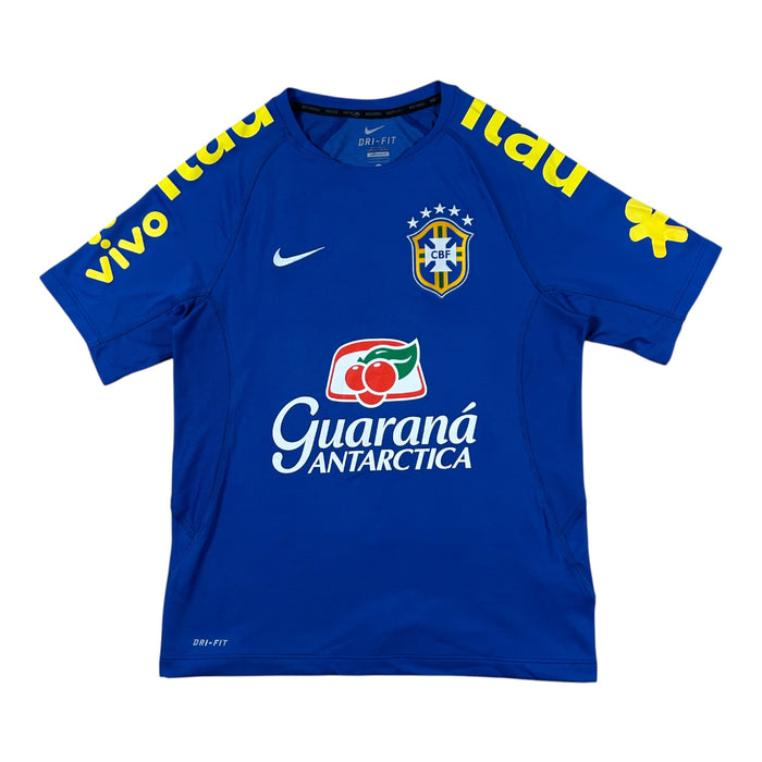 2014-15 Nike Brazil blue Guaraná Antarctica training shirt front