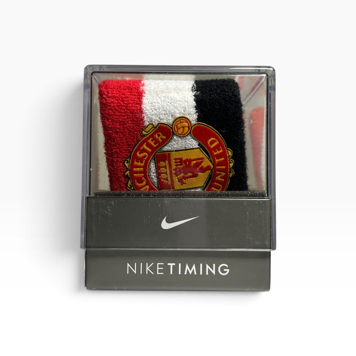 Nike Timing Manchester United cuff watch in original box front view