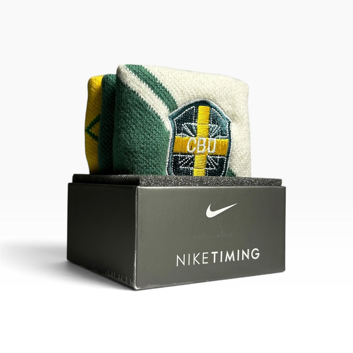Nike Timing Brazil cuff watch and cuff set in open box