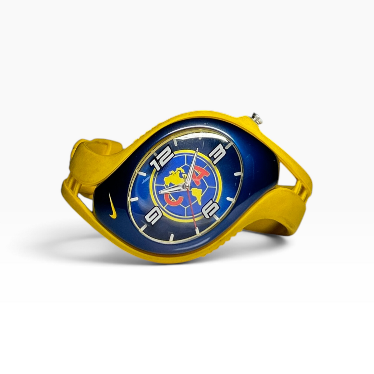 Nike FC Barcelona Triax Blaze WK0008 watch yellow navy front