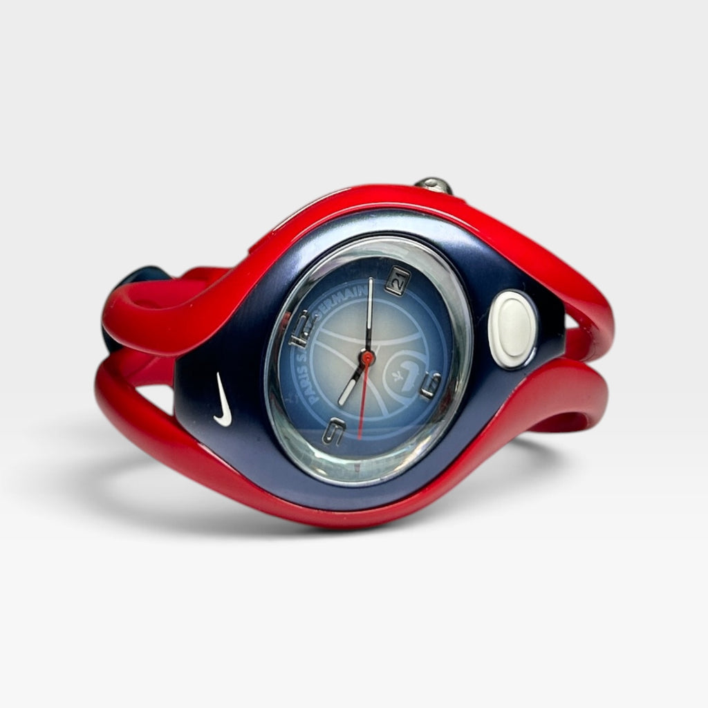 Nike Paris Saint-Germain Triax Swift Blaze watch red navy front