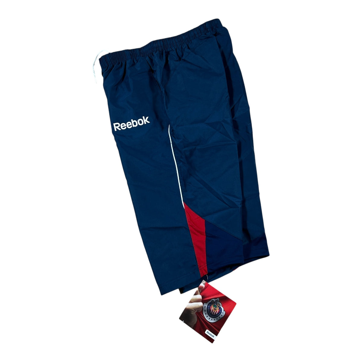 Vintage Reebok Chivas Guadalajara three-quarter training pants side view