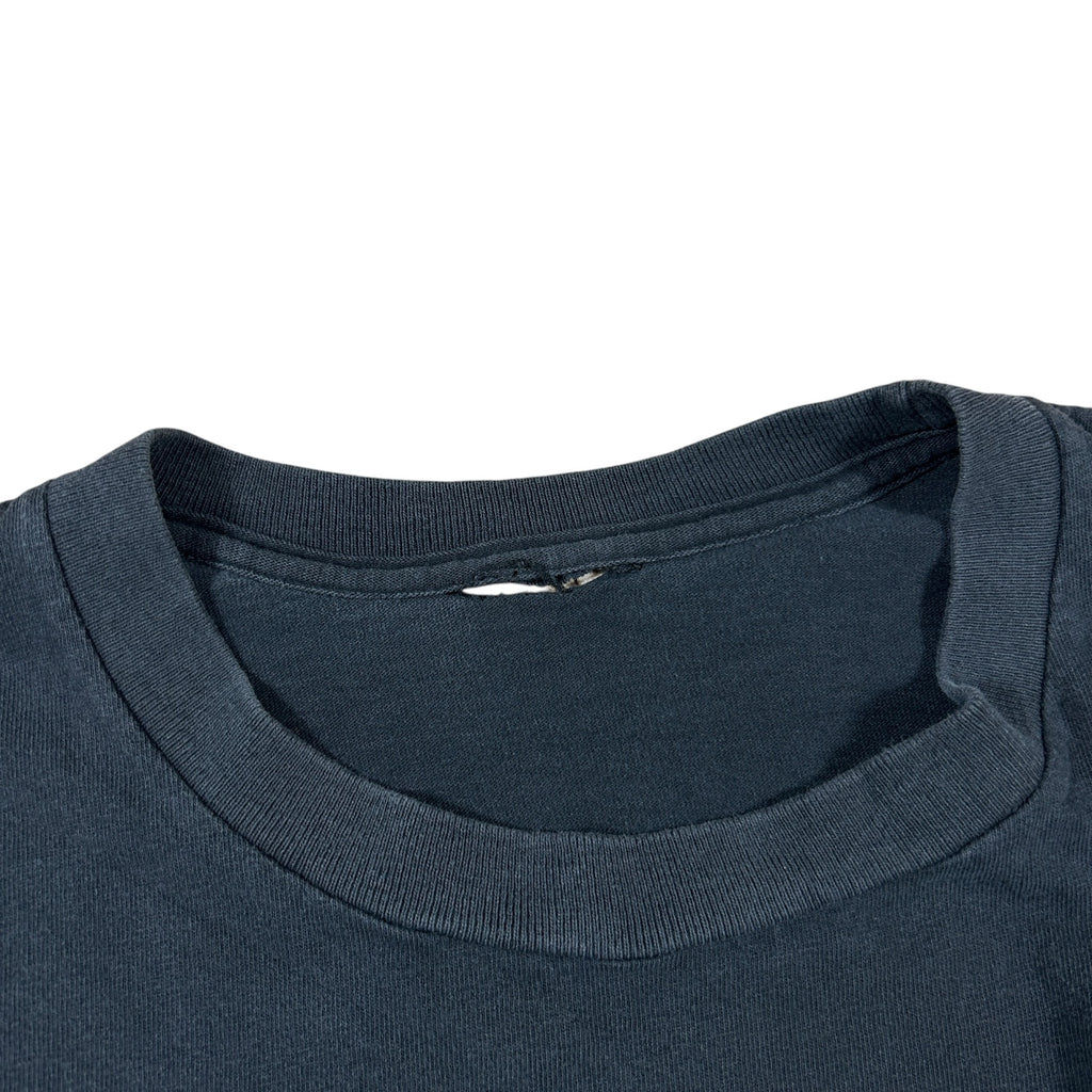 Vintage 1994 World Cup USA Italy Nutmeg T-shirt collar detail