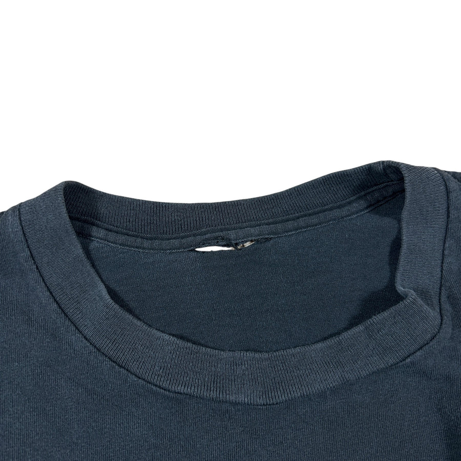 Vintage 1994 World Cup USA Italy Nutmeg T-shirt collar detail