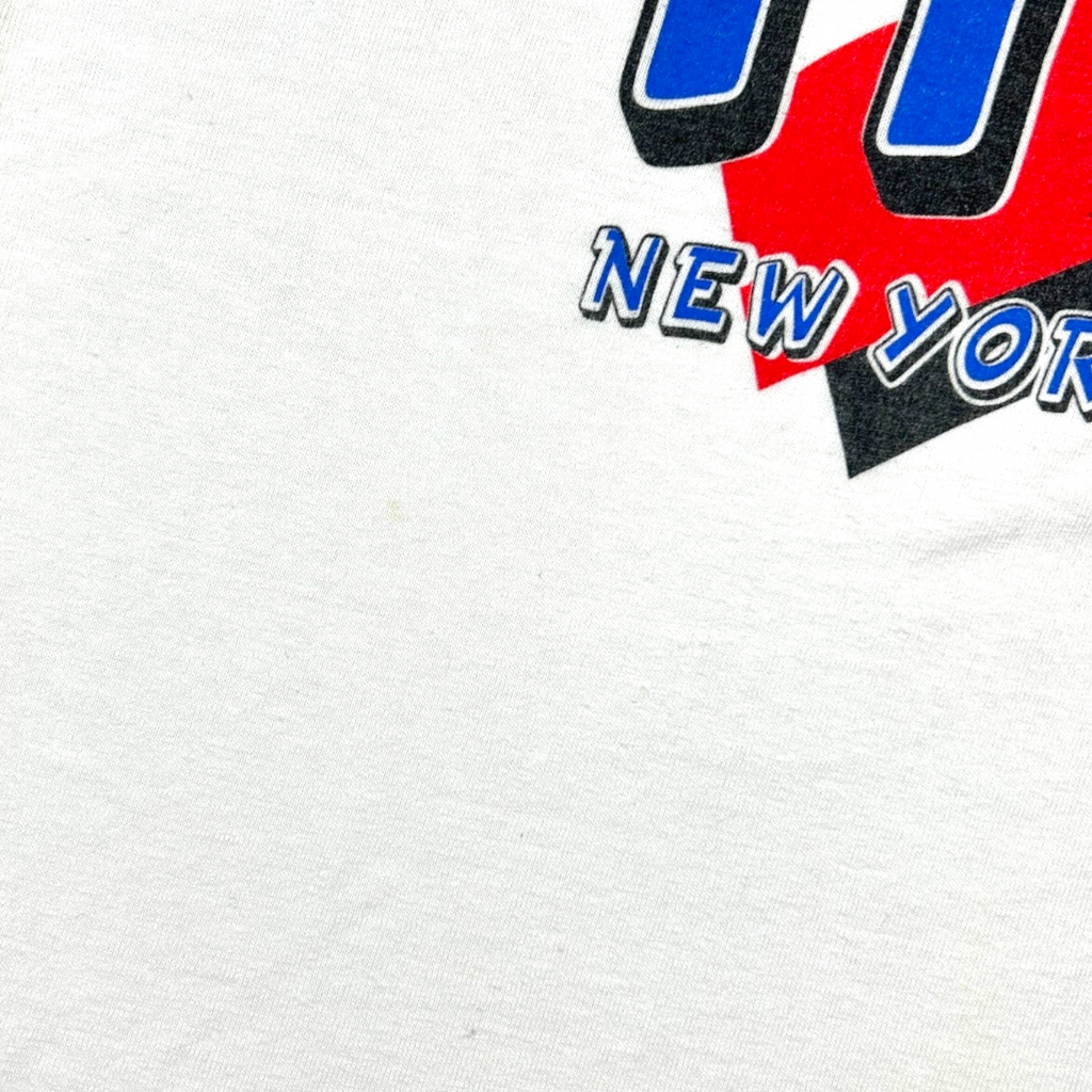 Vintage 1994 World Cup USA Italy New York New Jersey T-shirt white stain detail