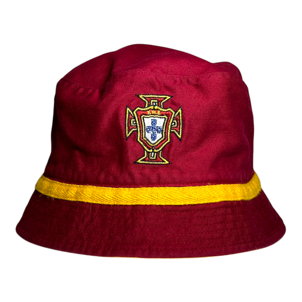 '04-'05 Portugal Reversible Bucket Hat - Maroon:Yellow